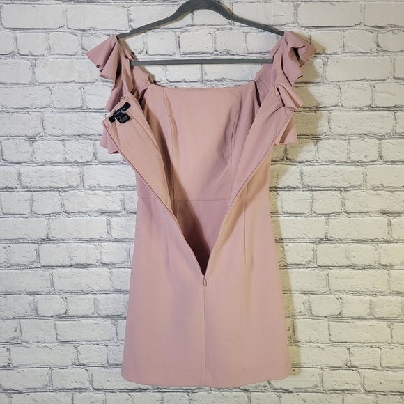 SZ 0 French Connection pink mini dress - Picture 7 of 10